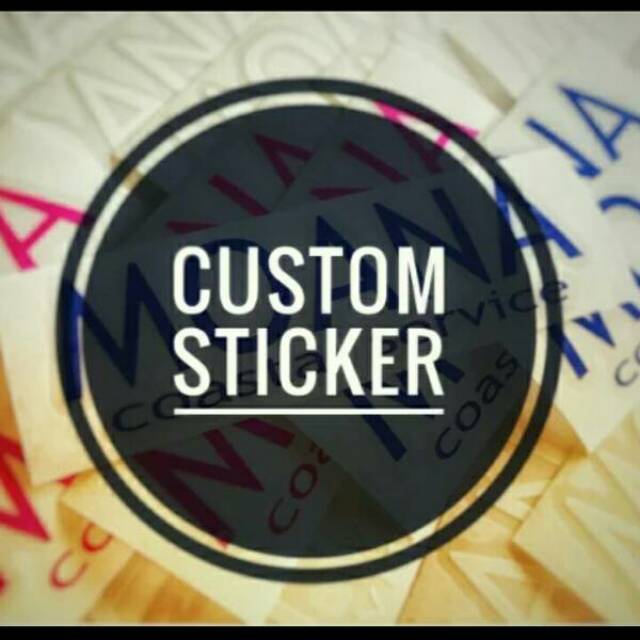 Stiker Custom
