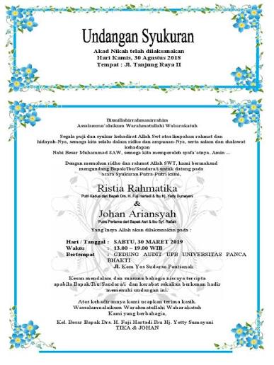 Undangan Akad Nikah